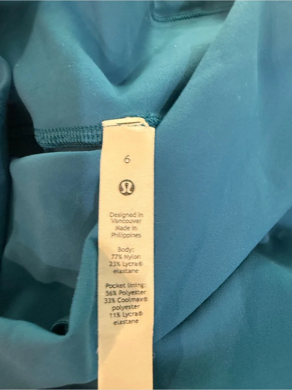 lululemon athletica Teal Active Leggings